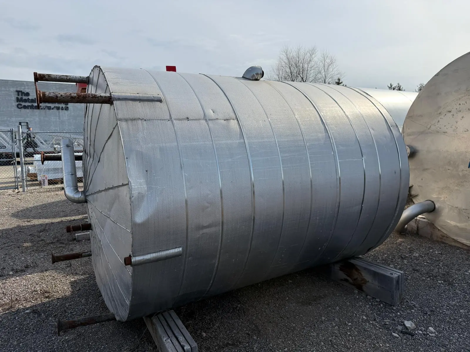 2800 gallon Vertical Stainless Steel Storage Tank, Insulated, 85" x 85" x 115", 3,500 LBS - Image 7