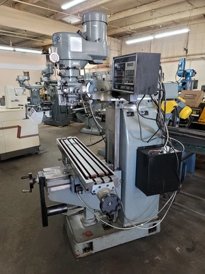 Sharp #HMV, Vertical Mill, 3-Axis ProtoTrak Plus Controller, 3 HP, 51" x 10" Table - Image 3