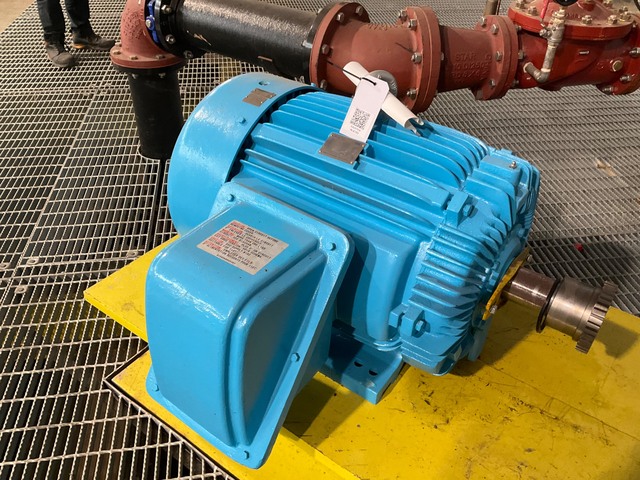 100 HP HP RPM Teco Westinghouse #PDH10045, AC Motor, 1800 RPM, 575V, 3 phase, 405T Frame, TEFC, 95.4% Eff. - Image 3