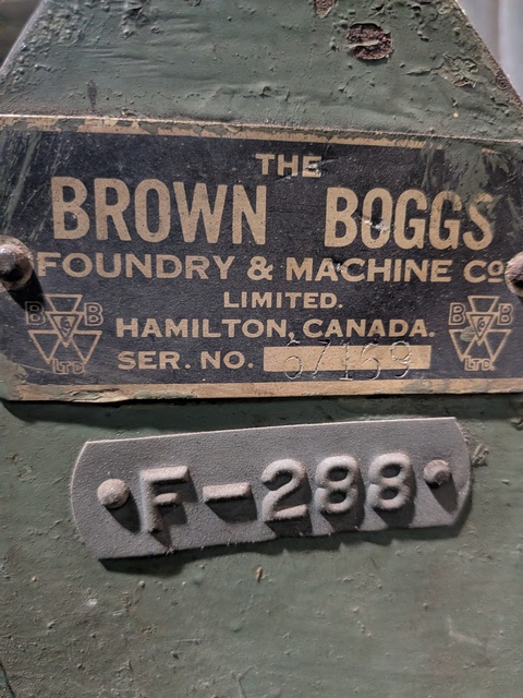 Brown & Boggs #F-288, Sheet Metal Bender/Brake - Image 5