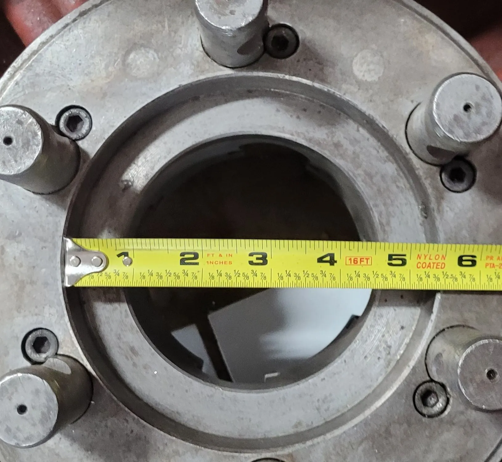 Bison #4344, 4-Jaw Chuck, 15.75" diameter, D1-8 Backplate - Image 9