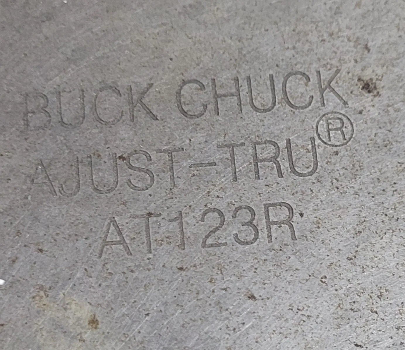 Buck #AT123RC, 12" 3-Jaw Lathe Chuck, AT Manual - Image 2