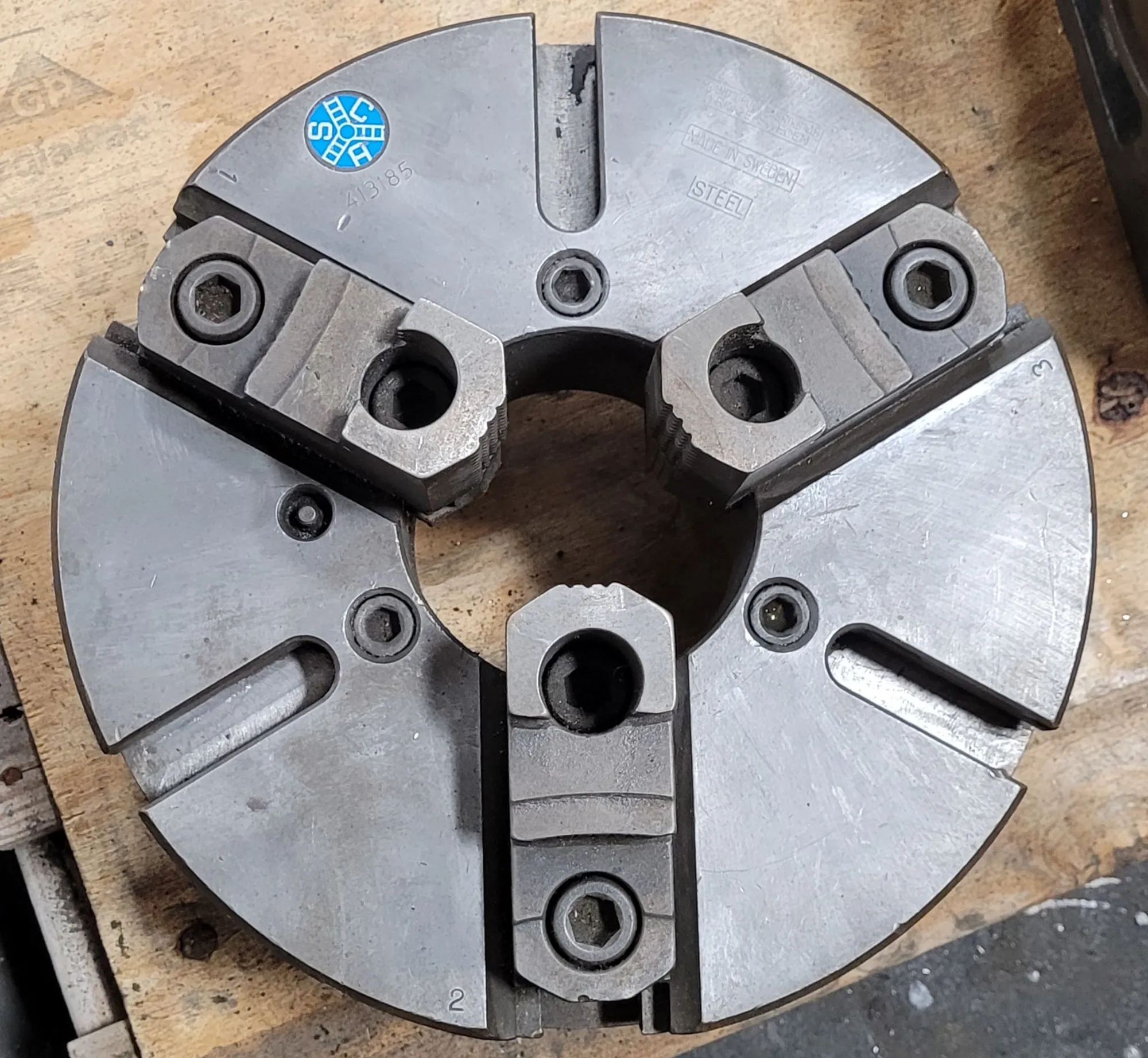 SCA 12" 3-Jaw Chuck, D1-8 Mount - Image 3