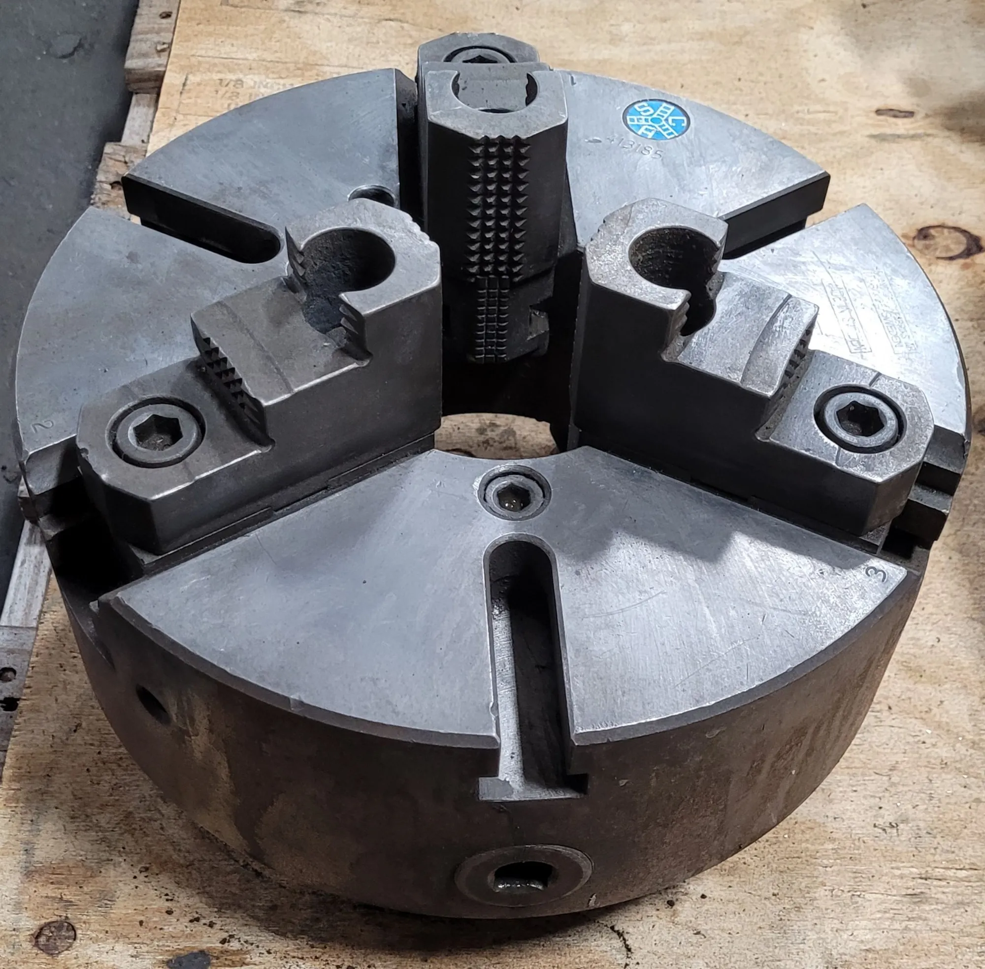 SCA 12" 3-Jaw Chuck, D1-8 Mount - Image 5