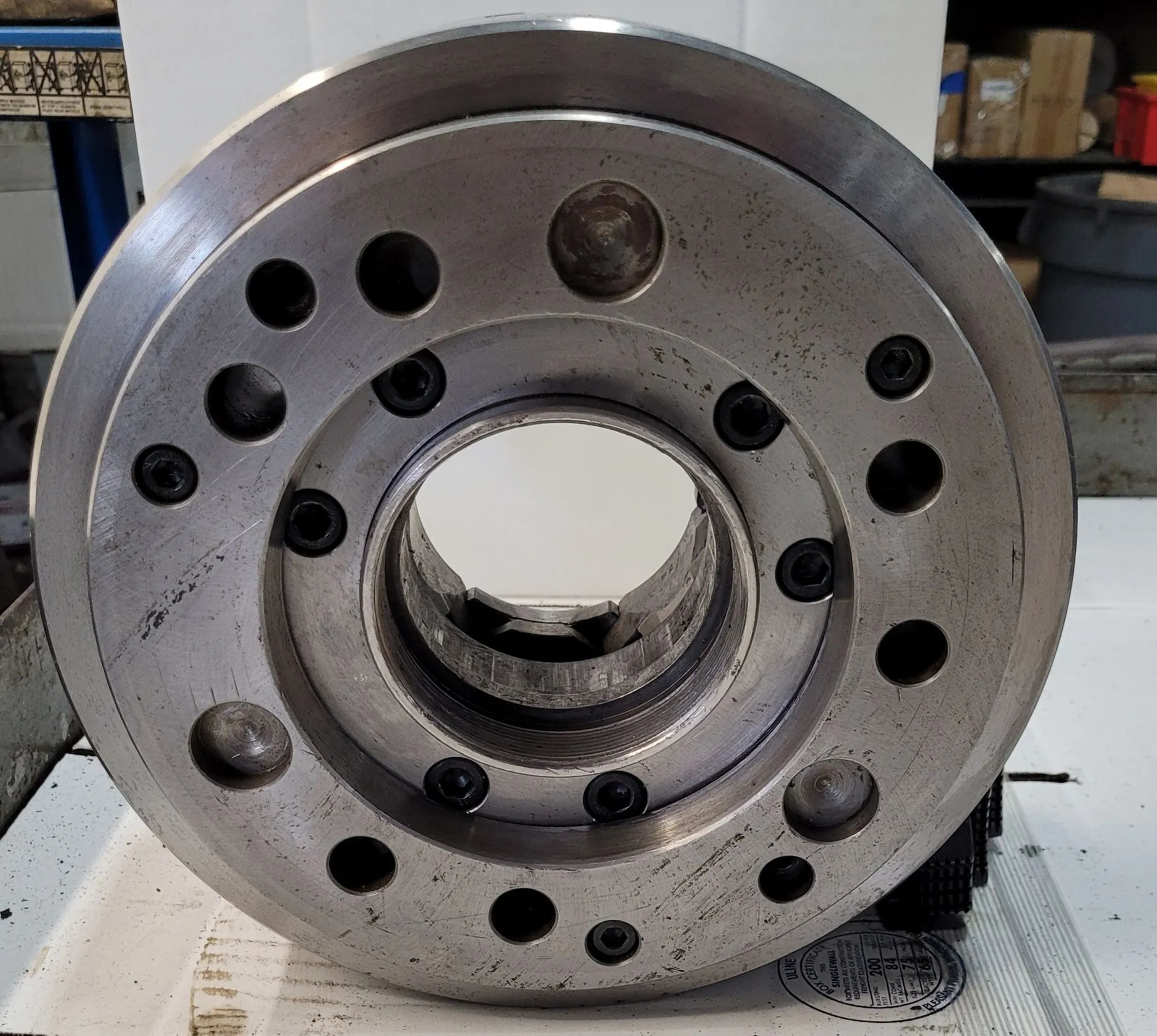 Kitagawa #BB210, 10" 3-Jaw Hydraulic Chuck, Max Speed 4500 RPM - Image 3