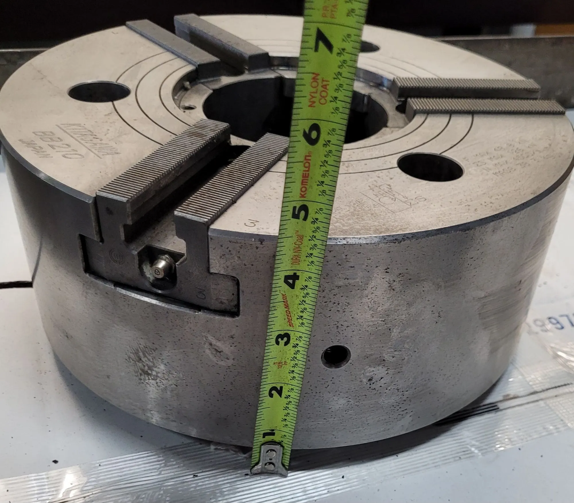 Kitagawa #BB210, 10" 3-Jaw Hydraulic Chuck, Max Speed 4500 RPM - Image 9