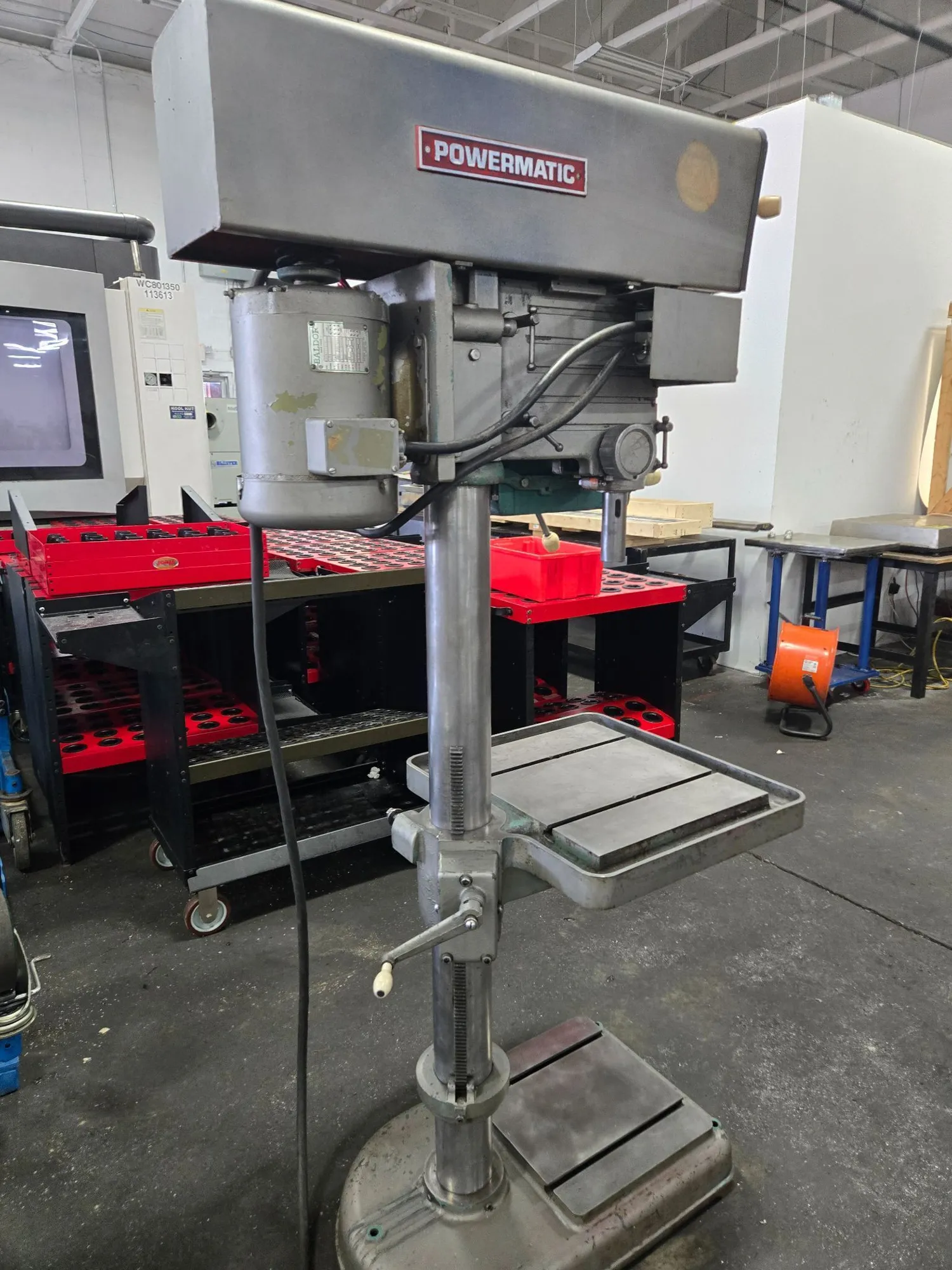Powermatic #1200, 20" Variable Speed Floor Model Drill Press with Power Down Feed - Image 6
