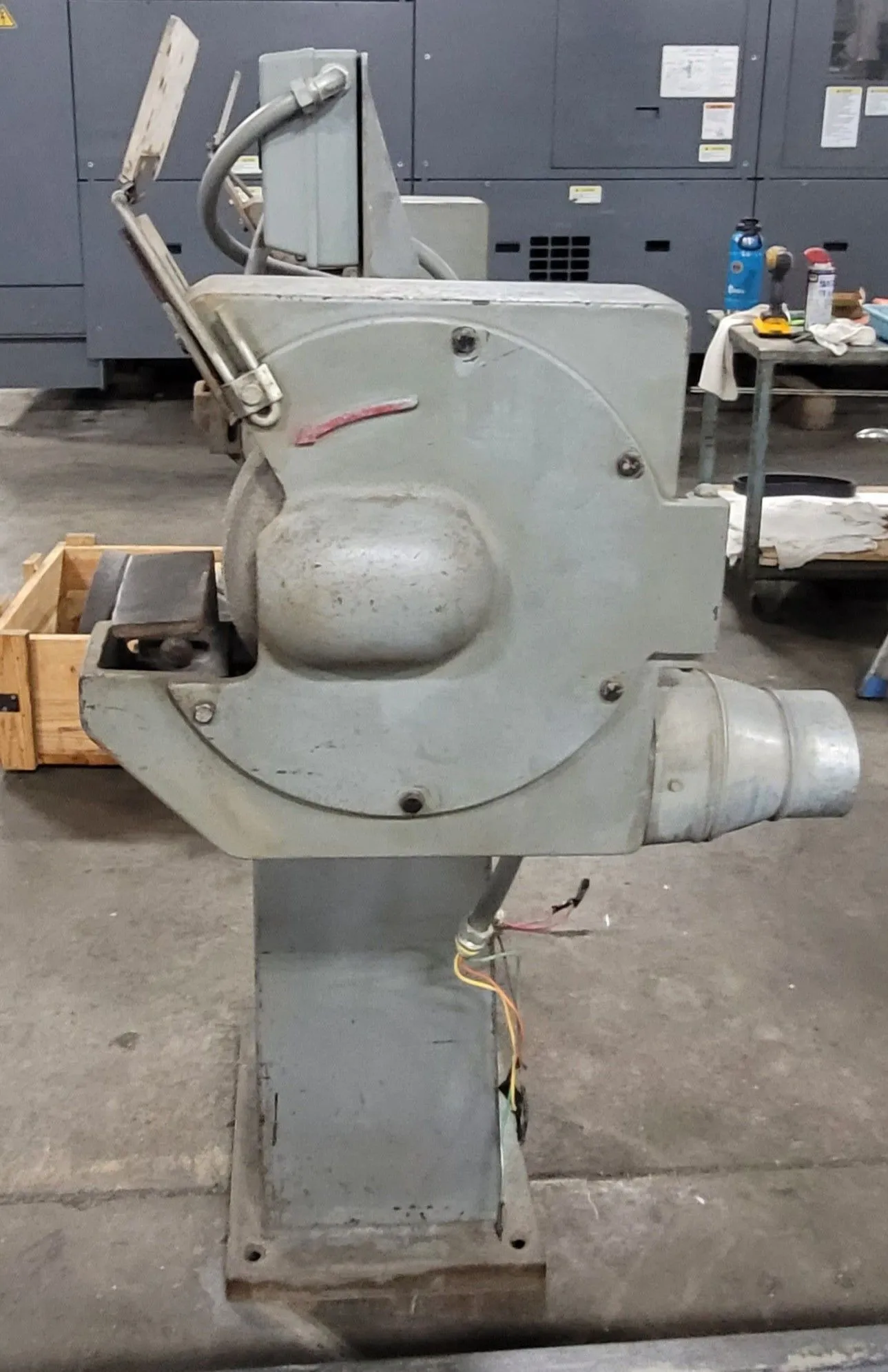 Cincinnati #103, Pedestal Grinder, 2 HP, 460V, 3 Ph., 1800 RPM, 12" x 2" x 5" Wheels - Image 1