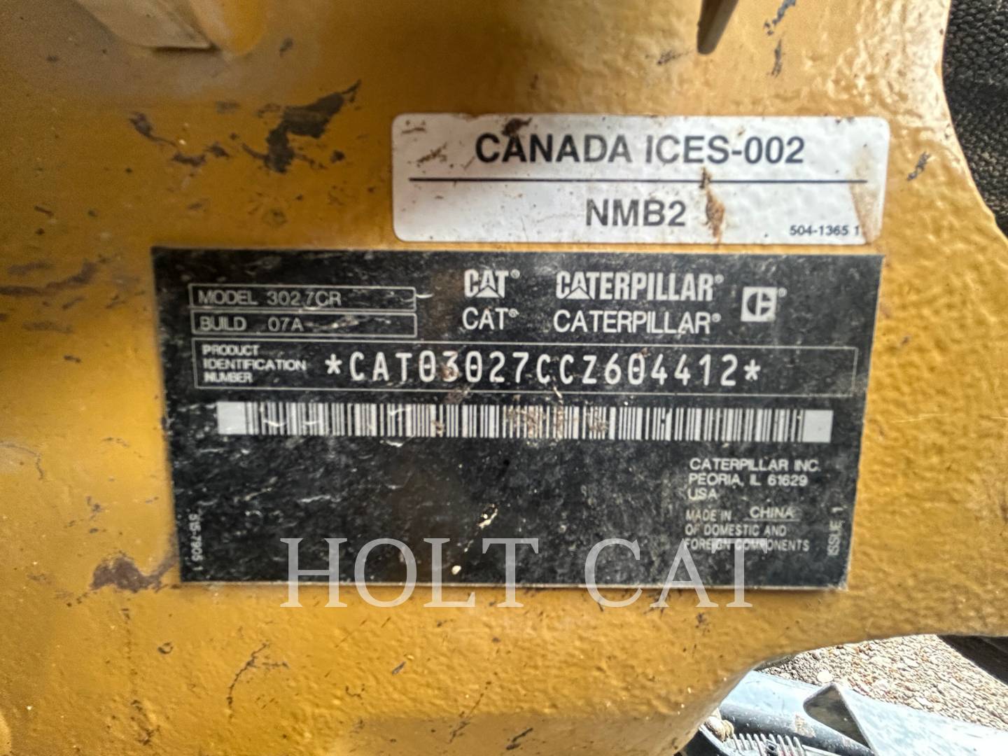 Caterpillar 302.7-07CR, 939 hours, S/N: CZ604412, 2023 - Image 6