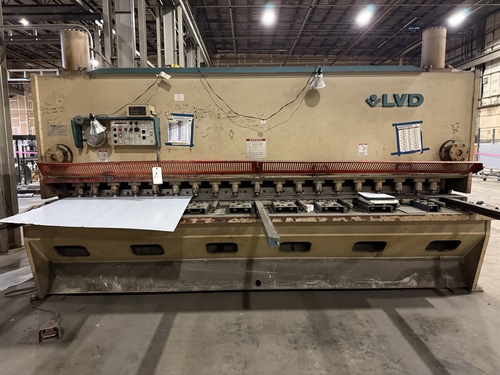 1/2" x 12' LVD #12-OH-50, Hydraulic Power Squaring Shear, 25 HP, 230V, 3 Ph, Powered Back Gauge, 1990 - Image 1