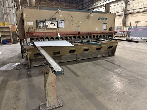1/2" x 12' LVD #12-OH-50, Hydraulic Power Squaring Shear, 25 HP, 230V, 3 Ph, Powered Back Gauge, 1990 - Image 2