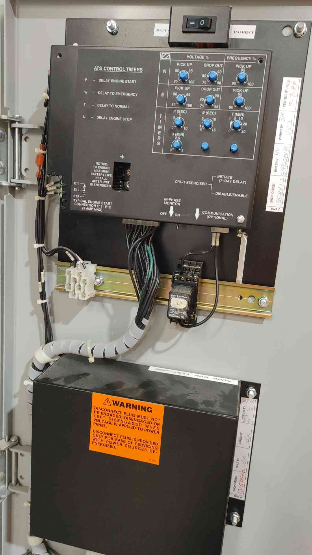 225 Amp. GE Zenith #ZTGK22EC-7, ZTG Series, Automatic Transfer Switch, 480 Volts, 3 Phase - Image 5