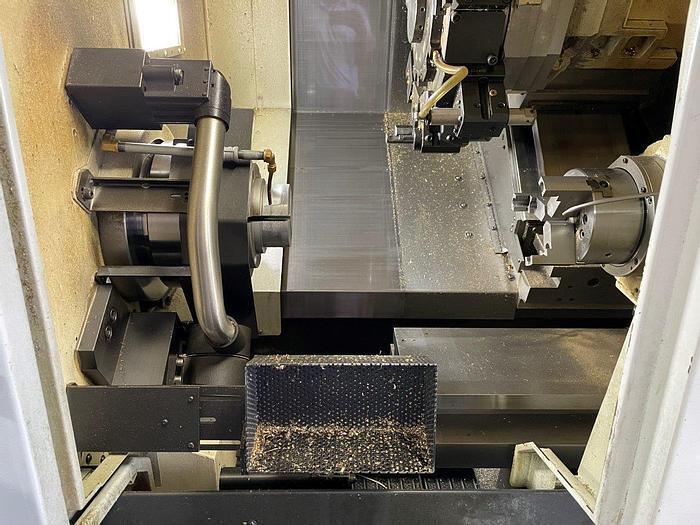 Okuma #GENOS L300MYW-E, CNC Lathe, 10" Chuck, 20 HP, 3,000 RPM, Y-Axis, sub spindle, Live Milling, OSP, 2018 - Image 2