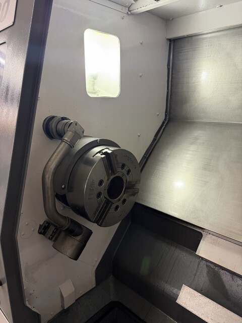 Samsung #SL-30, CNC Lathe, 12" Chuck, 3.5" Bar Capacity, 30 HP, 2,500 RPM, 12-Station Turret, Fanuc OiTD, 2013 - Image 3