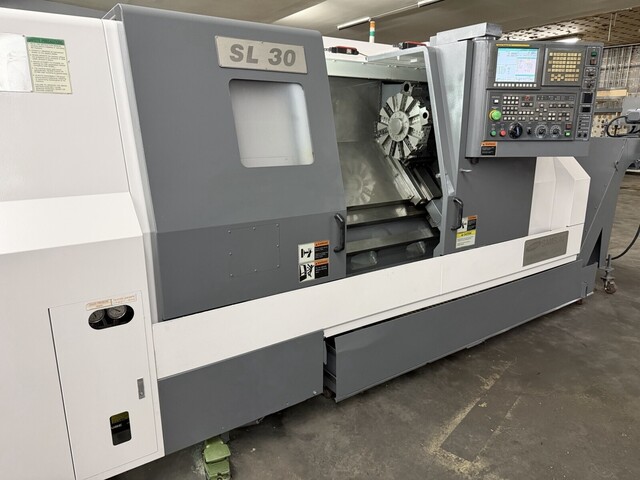Samsung #SL-30, CNC Lathe, 12" Chuck, 3.5" Bar Capacity, 30 HP, 2,500 RPM, 12-Station Turret, Fanuc OiTD, 2013 - Image 7