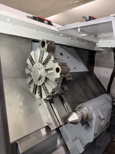 Samsung #SL-30, CNC Lathe, 12" Chuck, 3.5" Bar Capacity, 30 HP, 2,500 RPM, 12-Station Turret, Fanuc OiTD, 2013 - Image 8
