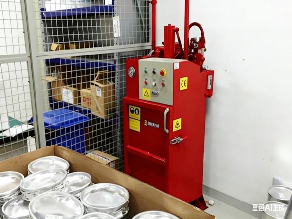 30.7" x 37" Enerpat #DC30, Hydraulic Drum Crusher for 55-Gallon Steel Drums - In Stock USA, Ready to Ship - Image 7