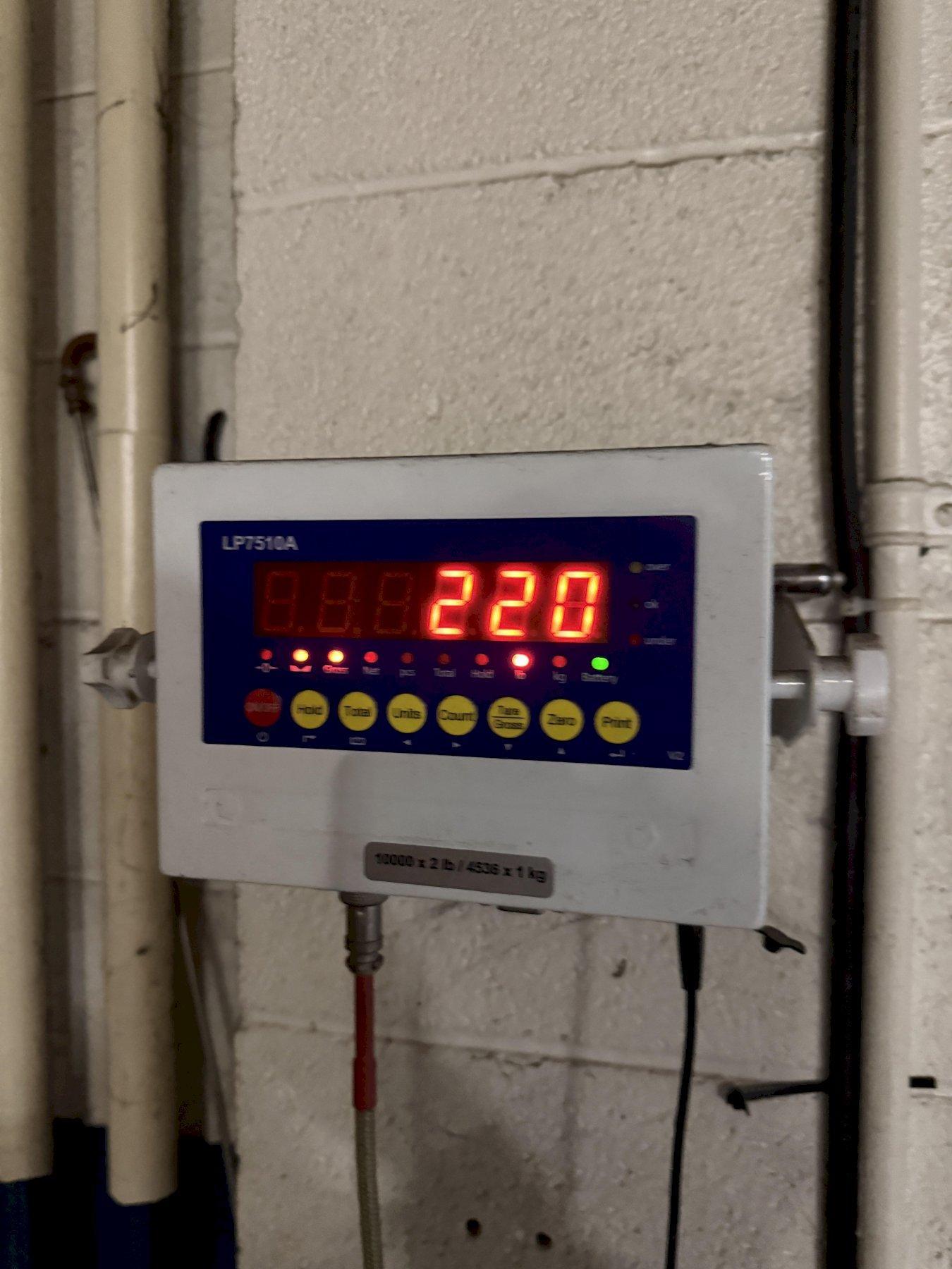 5000 lb. Inscale #LP7510A, 4' x 4' electronic platform scale - Image 2