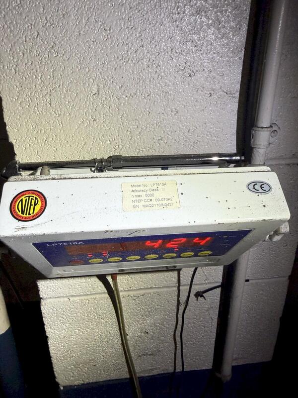 5000 lb. Inscale #LP7510A, 4' x 4' electronic platform scale - Image 3