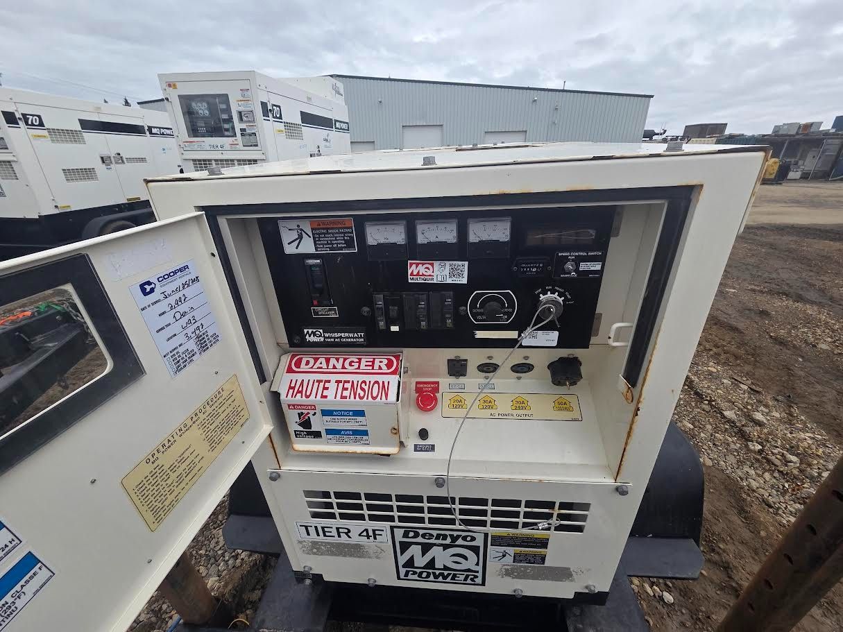 14 KW Multiquip #DCA15SPXU4F, diesel generator set, 120/240 Volts, 1-phase, 1800 RPM, Kubota D1503 engine - Image 5