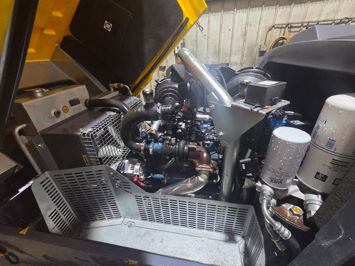 250 cfm, 150 psi, Atlas Copco #XATS-250, air compressor, 65 HP Kubota V2403-CR-T-E4B 4-cylinder engine, 23 - Image 9