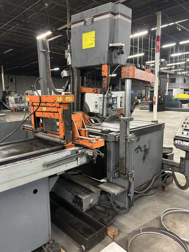 20" x 24" Hem #VT130HA-60, high speed production automatic vertical tilting band saw, 2006' - Image 6