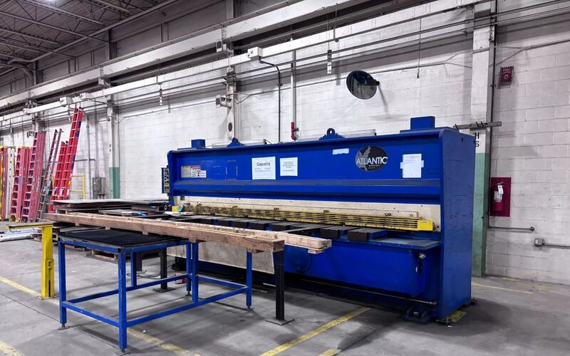 3/8" x 14' Atlantic #HDS3/8.14, hydraulic power squaring shear, front operated power back gauge, 2 from - Image 1