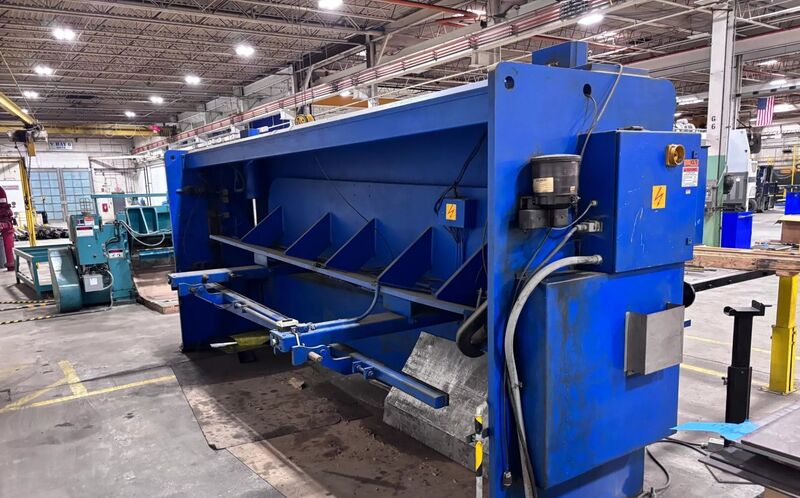 3/8" x 14' Atlantic #HDS3/8.14, hydraulic power squaring shear, front operated power back gauge, 2 from - Image 5