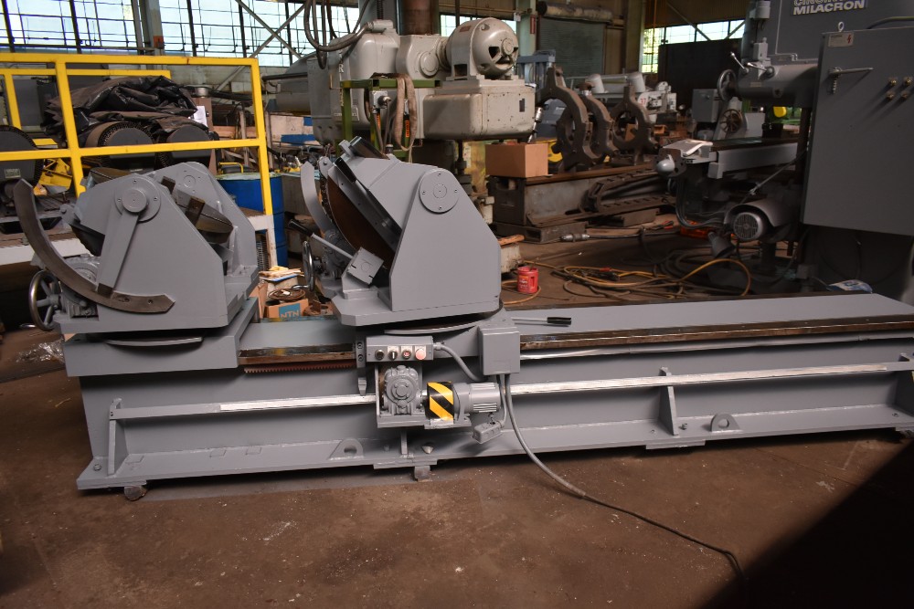 1.2' x 10' Tak-Pme #14, motorized pipe fitting welding positioner manipulator, carriage type base - Image 2