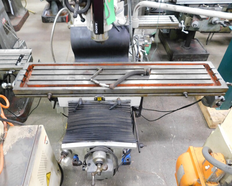 Acra HD #AM5V, vertical mill, 12.5" x 58" table, 5 HP, 15.5" X, 42" Y, 16" Z, Sony 3-Axis digital read out - Image 5