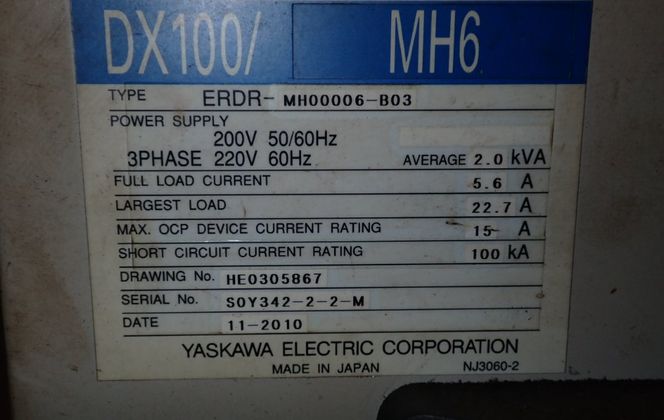 Yaskawa Motoman #MH6, Robot, ERDR Control (6 available) - Image 6