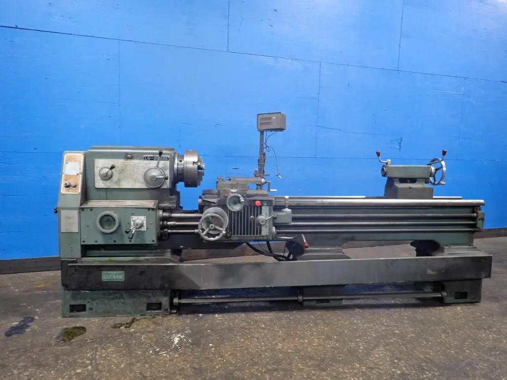 18" x 80" Longem #LG-2080DS, Lathe, 3 jaw 12" chuck, 3" bore, tailstock, Enco Control - Image 1