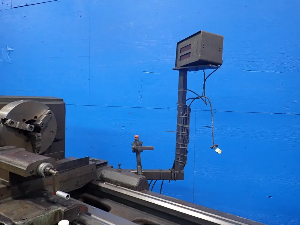 18" x 80" Longem #LG-2080DS, Lathe, 3 jaw 12" chuck, 3" bore, tailstock, Enco Control - Image 6