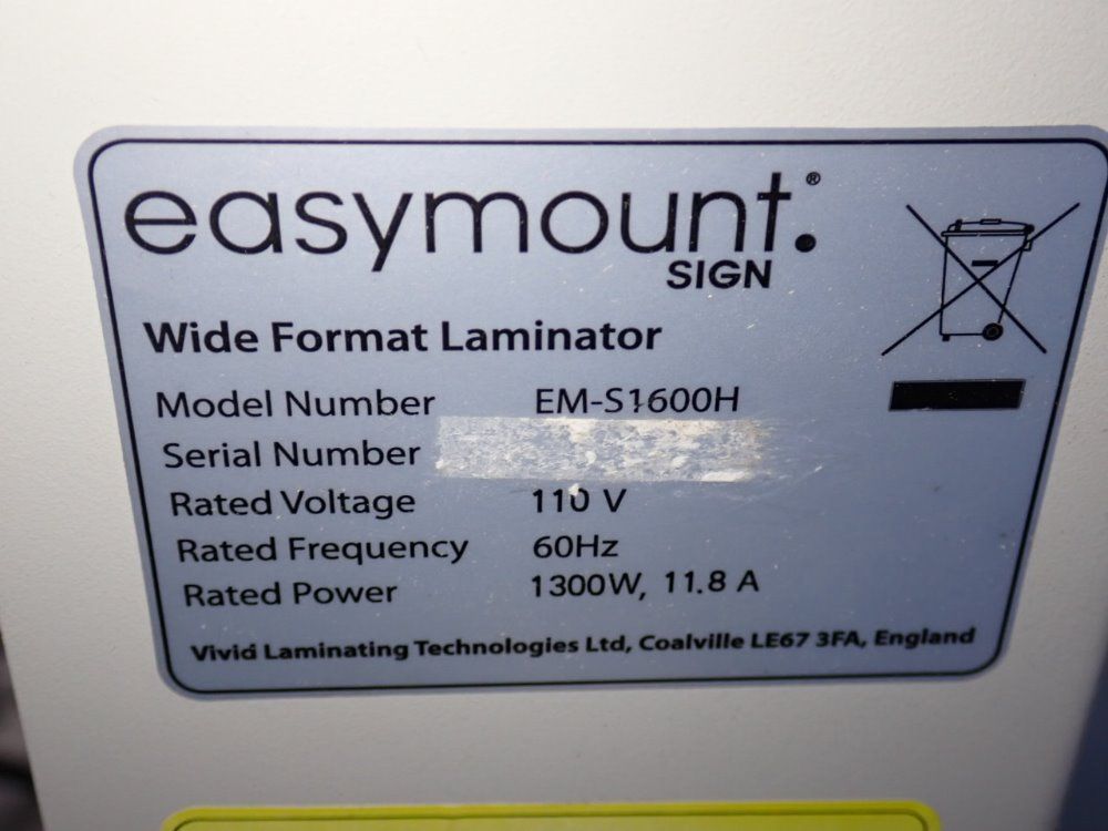 Vivid Laminating Technologies #EM-S1600H, Laminator, 66" - Image 10