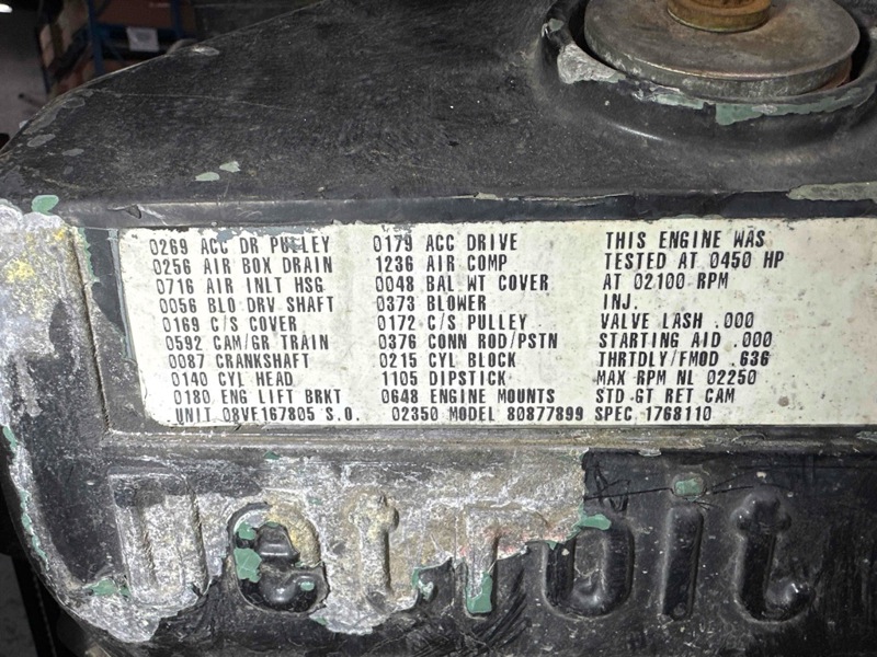 450 HP, Detroit #8V92TA, Engine, Jake Brake - Image 3