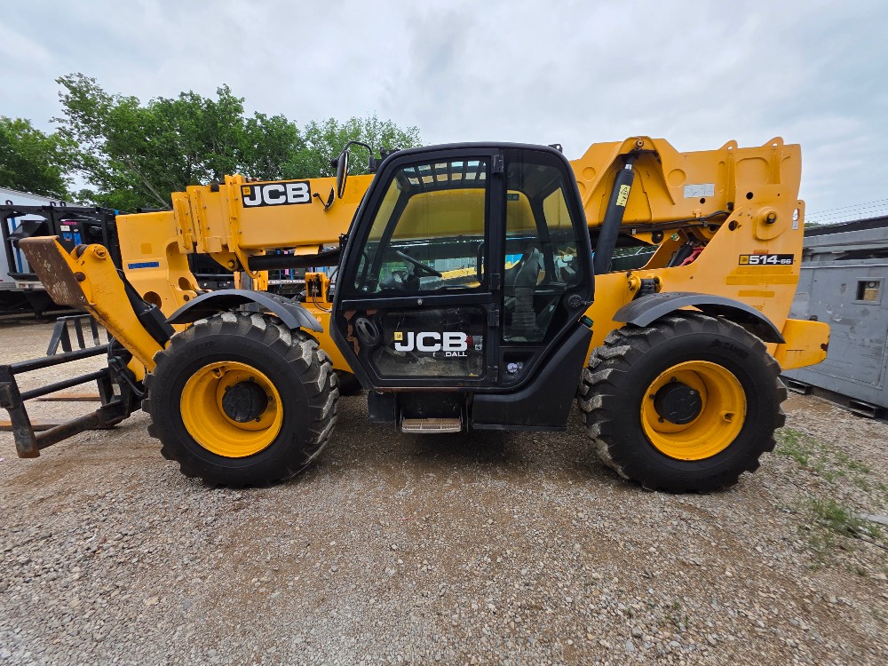 14000 lb. JCB #514-56, telehandler reachfork, 56' lift height, 5510 hours, 2018 - Image 1