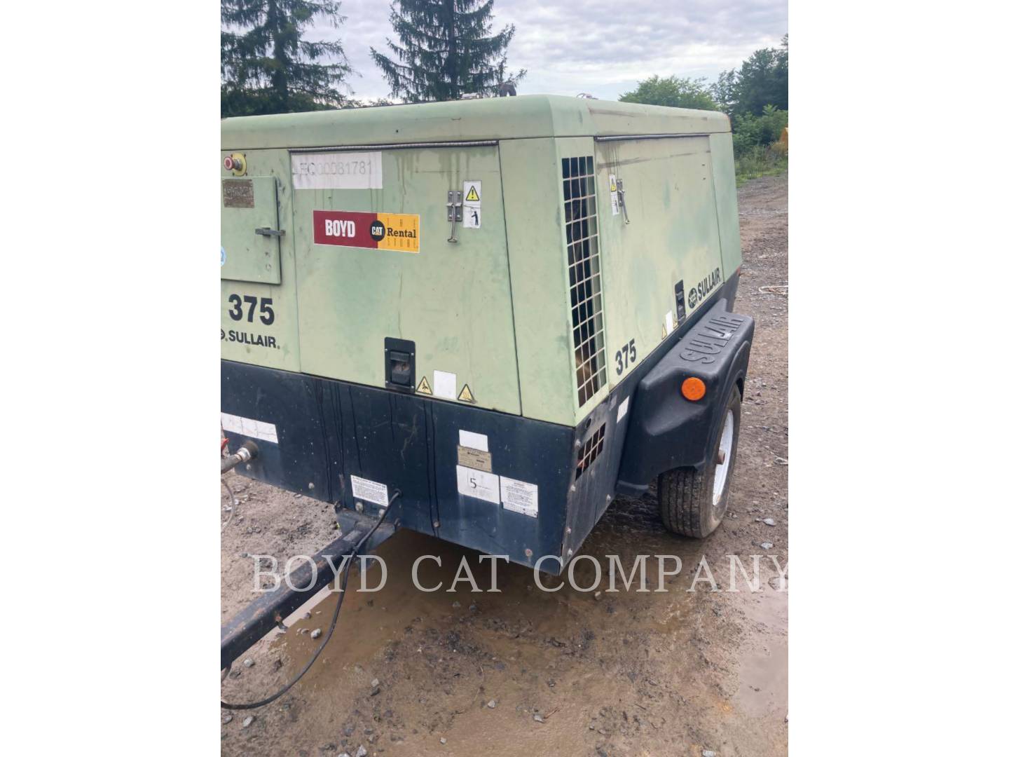 Sullair 375CFM S83, Petroleum Engine, 5628 hours, S/N: 201212210031, 2012 - Image 1