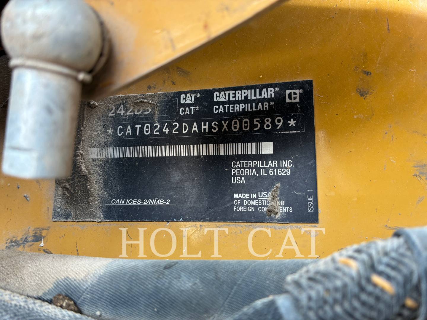 Cat 242D3, Skid Steer Loader, 1603 hours, S/N: HSX00589, 2019 - Image 6