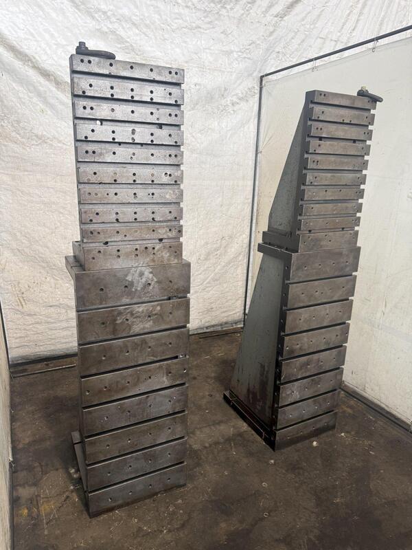 20" width x 80" H x 24" D T-slotted Angle Plate Set - Image 2