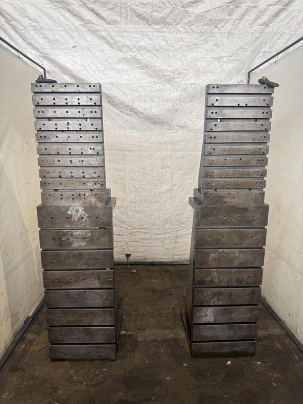 20" width x 80" H x 24" D T-slotted Angle Plate Set - Image 3