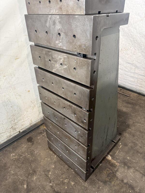 20" width x 80" H x 24" D T-slotted Angle Plate Set - Image 5