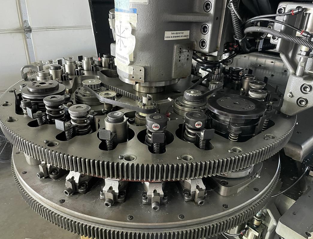 22 Ton, Strippit #U-1000-XP-OIPB, CNC turret punch w/ tooling, 20 station, 3 automatic index, 40" throat - Image 4