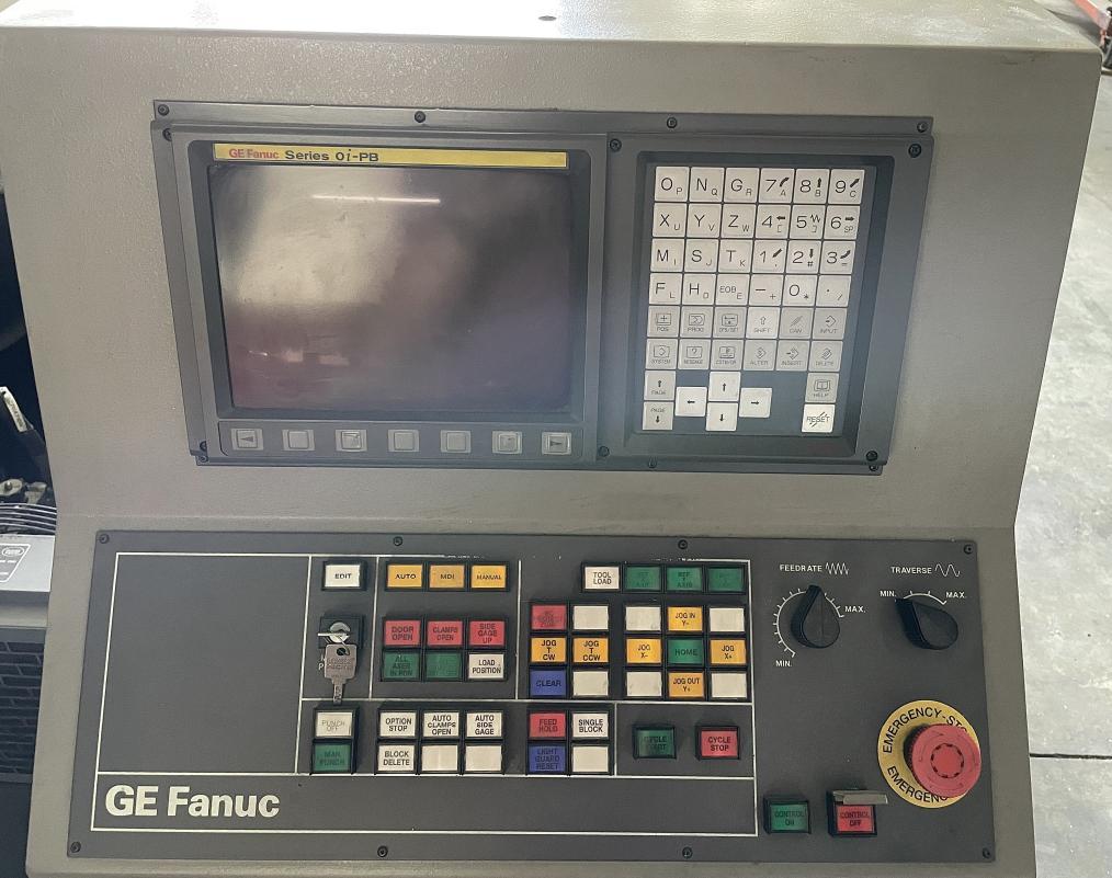 22 Ton, Strippit #U-1000-XP-OIPB, CNC turret punch w/ tooling, 20 station, 3 automatic index, 40" throat - Image 7
