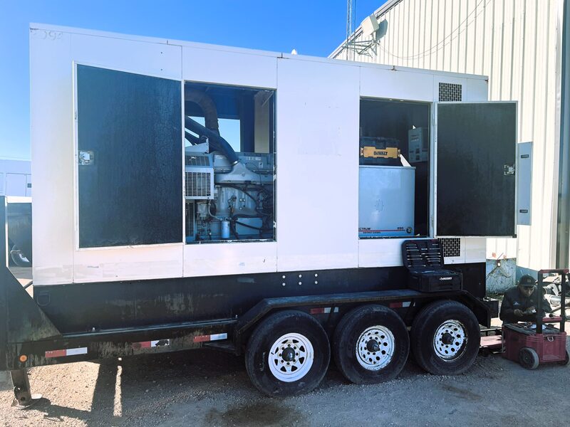 250 KW Spectrum #250DSE, portable diesel generator set, 4500 hours, Detroit Diesel S60 engine, S/N 0720140 - Image 1