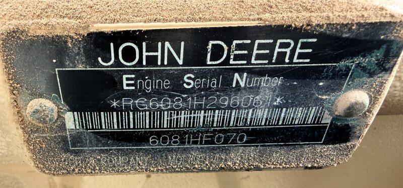John Deere #6081, industrial power unit, rad thru flywheel, overhauled, S/N RG6081H296061 (2 available) - Image 5