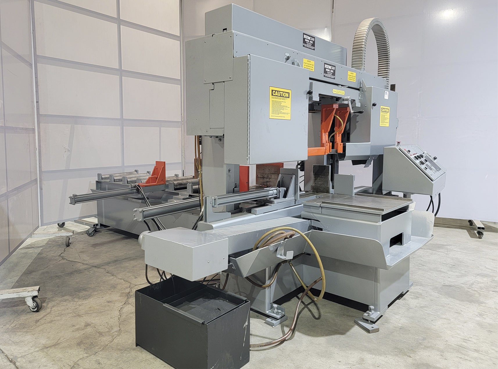 20" x 18" Hem #H130HA-DC, horizontal band saw, 1-1/2" x 18' blade, 7.5 HP, coolant - Image 2