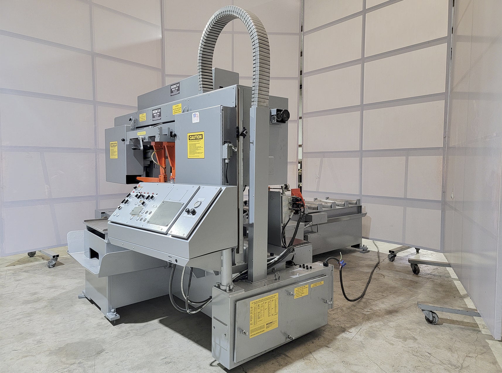 20" x 18" Hem #H130HA-DC, horizontal band saw, 1-1/2" x 18' blade, 7.5 HP, coolant - Image 3