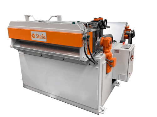 49.2" x 0.05" Stefa #LA1.25, Cut-to-Length Line, 3-roll straightener system, 3.07" rollers, hydraulic shear - Image 1