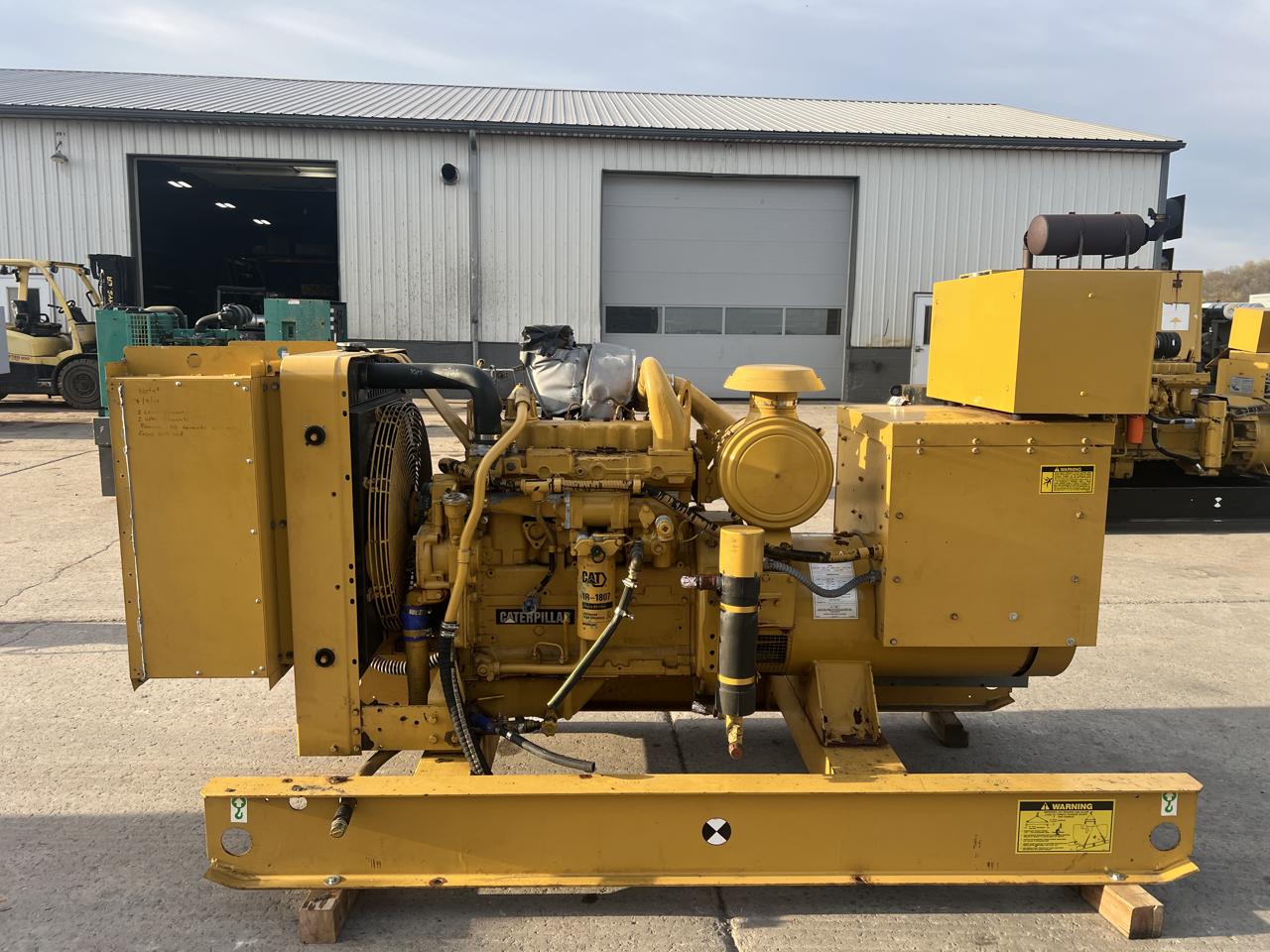 125 KW Caterpillar #SR-4, Diesel Generator Set, 480 volts, 192 HP @ 1800 RPM CAT engine, 1PH/3PH, 373 hours - Image 1