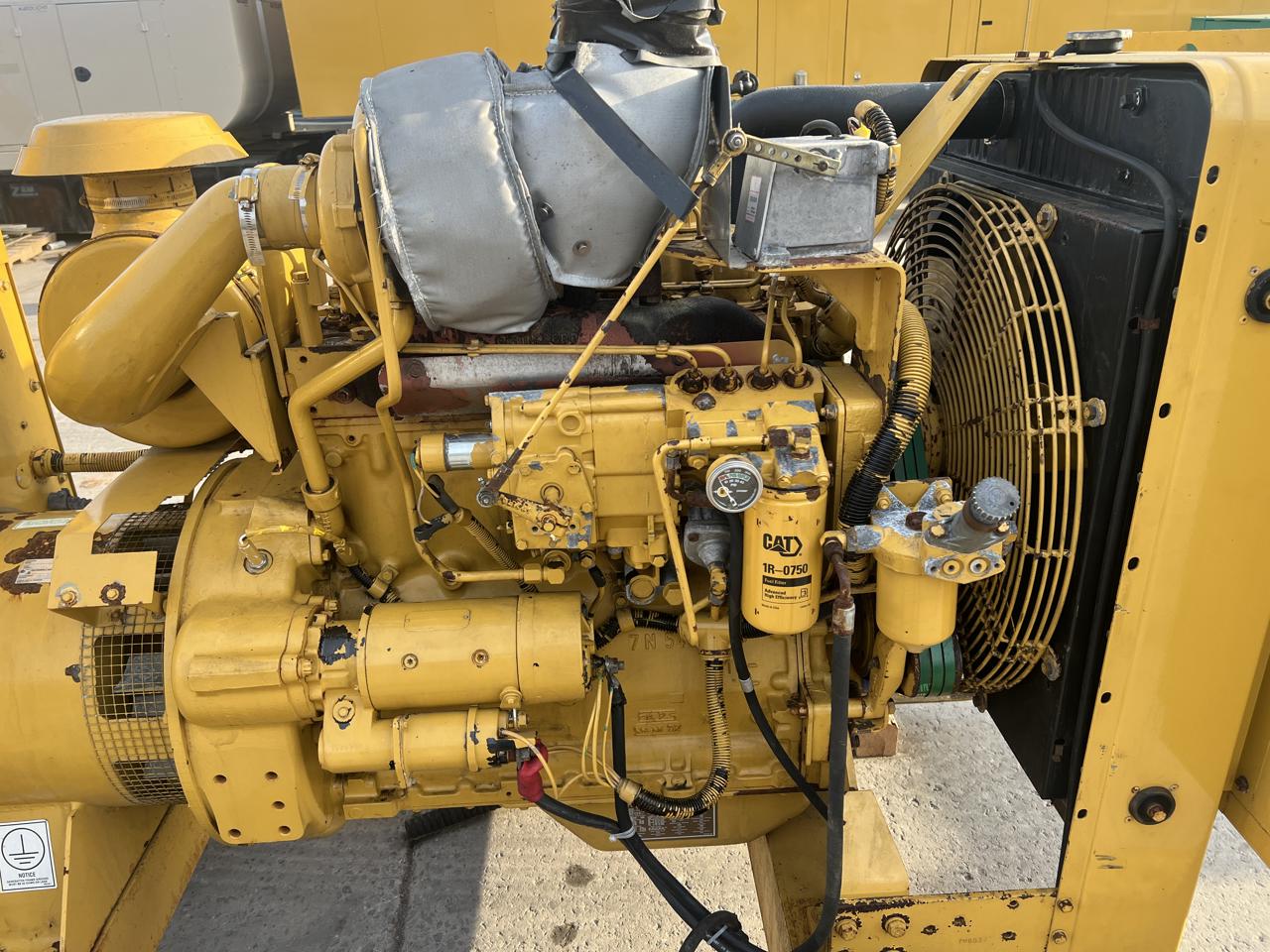 125 KW Caterpillar #SR-4, Diesel Generator Set, 480 volts, 192 HP @ 1800 RPM CAT engine, 1PH/3PH, 373 hours - Image 7